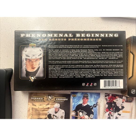 2005-06 Upper Deck Phenomenal Beginning Sidney Crosby 20 Card Set + Jumbo Card - Picture 3 of 4